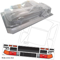 Bodyworx Body Mazda RX7  (first Gen )  1/10 200mm
