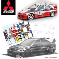 Bodyworx Body Lancer WRC  1/10 190mm