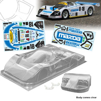 Bodyworx Body Mazda 787B With Wing 195mm