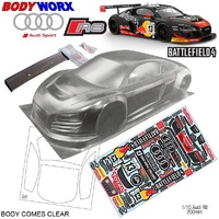 Bodyworx Body Audi R8 1/10th 200mm