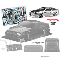 Bodyworx Body Trueno AE86 Initial D 190mm 1/10th