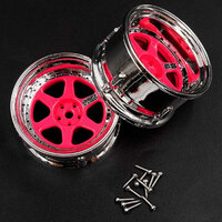 DS Racing DE224 Element II 6 Spoke Pink RC Drift 1/10 (2)