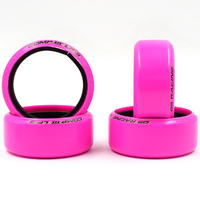 DS Racing LF3PK Drift Tyre Finix Realistic  LF-3 Pink (4pce) 1/10th