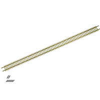Eve Model Flex Track 46cm W/ Joiners And Nails (1pce) HO