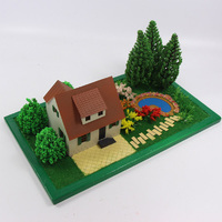 Eve Model House With Pool And Garden Set HO