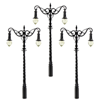 Eve Model Lamp Post Y 9cm 9-18v Led HO (3pce)