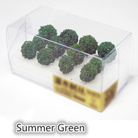Eve Model Shrub Cluster Summer Green Suit 1/35 1/48 3-3.5cm 12pce