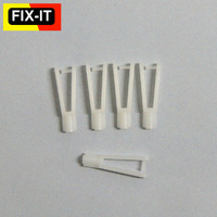 Fix-it Nylon Clevises   2mm x 29mm    white     (5)