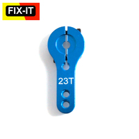 Fix-it Servo Arm (Alum) 23 JR        35mm x 6mm blue