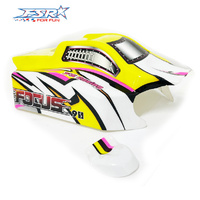 FS Racing 312872 Focus Nitro  Buggy Body Yellow 1/10