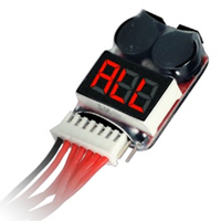 Hobby Details CB07026 1-8s Lipo Battery Voltage Meter With Alarm