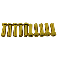 Hobby Details 5.0mm Bullet Plug ( Flat Type) (10)