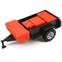 Hobby Details TRX4M089A Plastic Mini Trailer For 1/18 & 124 Cars Red