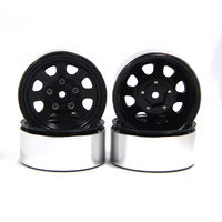 Snowpanther CRWL007BK Wheels Steelies D type Metal (4) BK