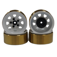 Snowpanther CRWL007WT Wheels Steelies D type Metal (4) WH