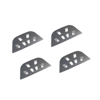 Hercules Stainless Steel Photo-Etched Pedal 4pcs