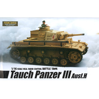 Henglong Panzer III   R/C Tank RTR + Smoke/Sound 1/16
