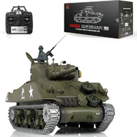 Henglong 3898-1-P M4A3 Sherman R/C Tank RTR 7.0 PRO Version 1/16