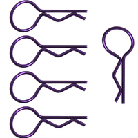 HobbyWorks Body Pins Metallic Purple (lg) (5)