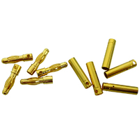 Hobby Works RC Bullet Plugs 4mm                    (5 Pair )