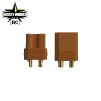 Hobby Works RC XT30 Plugs (1 Pair)