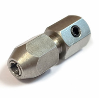 JK Boats FC614S Flex Shaft Coupler 5mm X 4mm Stainless Steel (1)