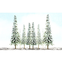 JTT Snow Spuce Trees    51-102mm (36)