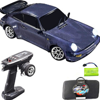 LDRC 1898P 911Turbo Drift Car RTR W/ Gyro Purple 1/18 Metal Body