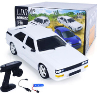 LDRC 2804W QUATTRO Rally Drift Car RTR 1/28 White