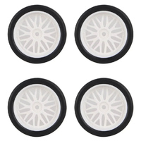 LDRC LA0034W  LD18 Drift Tyres MTD White Wheels (4pce)