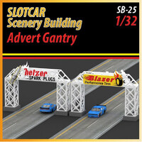 MHS Model Trackside Advert Gantry  1/32