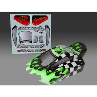 Hobao 89136G Body Hyper 9 Nitro Painted Green