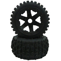 Rovan 85079 Tyre+Wheel Knobby RR(PR) 1/5