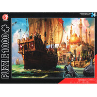 Puzzle Galleon Ship Landscape 1000pce