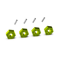 Rlaarlo R11173 Metal Wheel Hex Set Green For RZ001 And XTS-F10