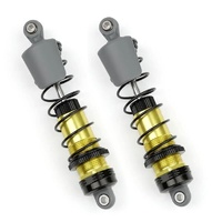 Rlaarlo SBK-005 Rear Oil filled Shock Absorber Set Green (2) For SBK10