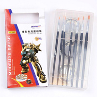 Ustar 90027 Painting Brush Set 7x Brushes And 3x Palettes