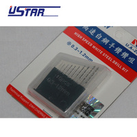 Ustar Drill Bit Set (10pce) HSS 0.3-1.2mm