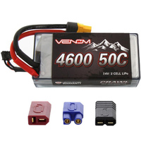 Venom 15202 50c 2S 4600mah 7.4v Crawler Lipo Shorty HC Universal Plug
