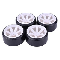 VGRC VGDFTI001-W Drift Wheels MTD 6 Spoke (4pce) W 1/10