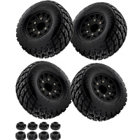 VGRC VGLFTI026H12 SC MTD All Terrain Tyre Adjustable Hexes 12/14/17mm (4) BK 1/10