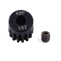 VGRC VGLFOP063-14T Pinion 14t 48dp Steel 1/8 Shaft
