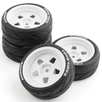 VGRC VGLFTI027-W On Road Wheels MTD KB Hoon (4pce) W 1/10