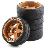 VGRC VGLFTI028A-G On Road Wheels MTD 5 Spoke (4pce) GD 1/10 