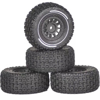 VGRC VGRCAM14016 SC MTD Block Tyre Mojave Grom 12mm Hex (4pce) BK  1/16
