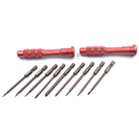 VGRC VGRCTOOL142A Slot Car Tool Set 11pce Red