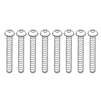 Yikong 71201 Button Head Screws M3x35mm